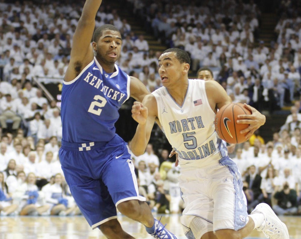 UNC defeated Kentucky 82-77 at the Dean Smith Center in Chapel Hill, N.C. on Dec. 14.