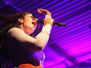 Charli XCX performs "Boom Clap" at the Cat's Cradle in Chapel Hill Thursday.
