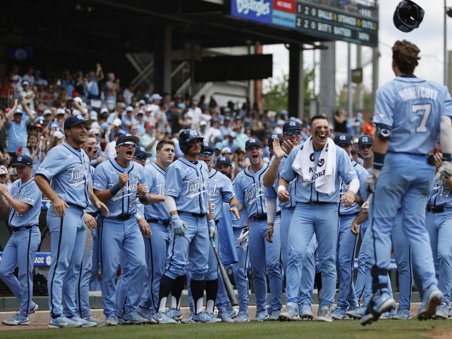 in the 2022 ACC Baseball Championship in Charlotte, N.C., Sunday, May 29, 2022. Photo courtesy of Nell Redmond/ACC.