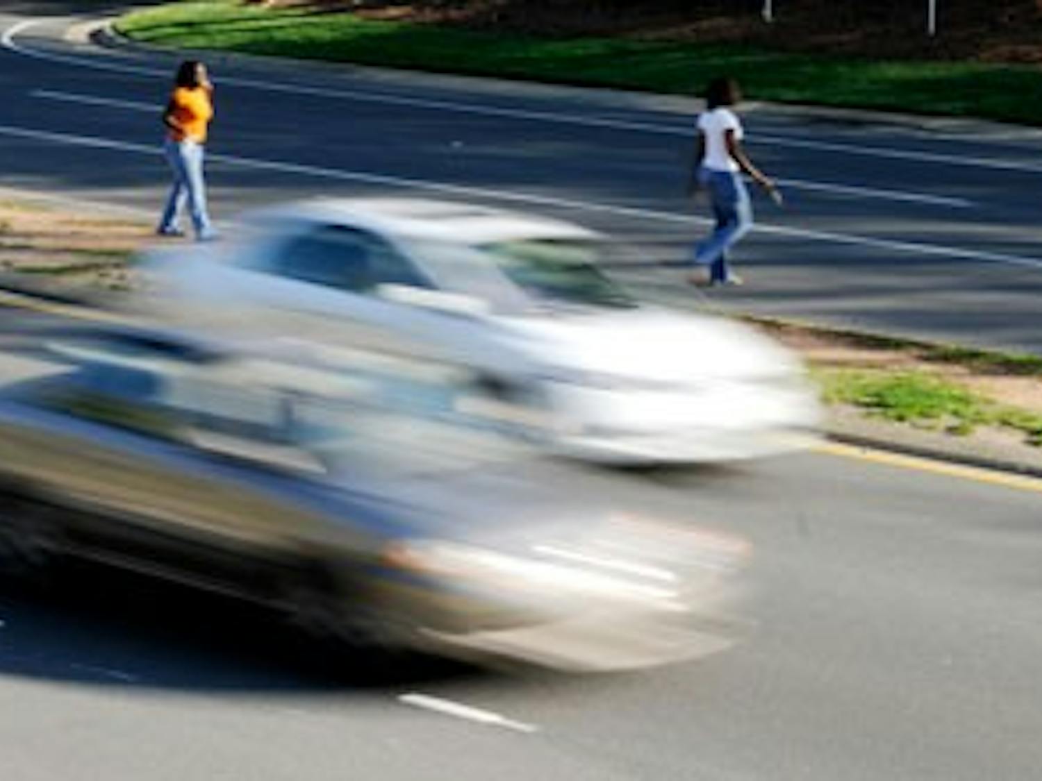 The intersection of N.C. 54 and West Main Street in Carrboro is notoriously dangerous. DTH Photo