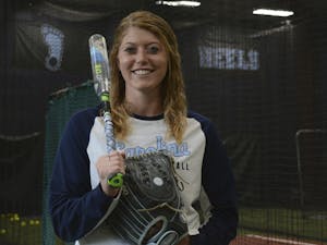 Kendra Lynch, a North Carolina softball pitcher, has excelled both at the plate and in the circle in her four years at UNC.