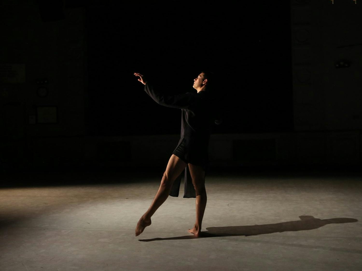 World-renowned dancer and choreographer Jonah Bokaer performing. Photo courtesy of Allison Portnow Lathrop.