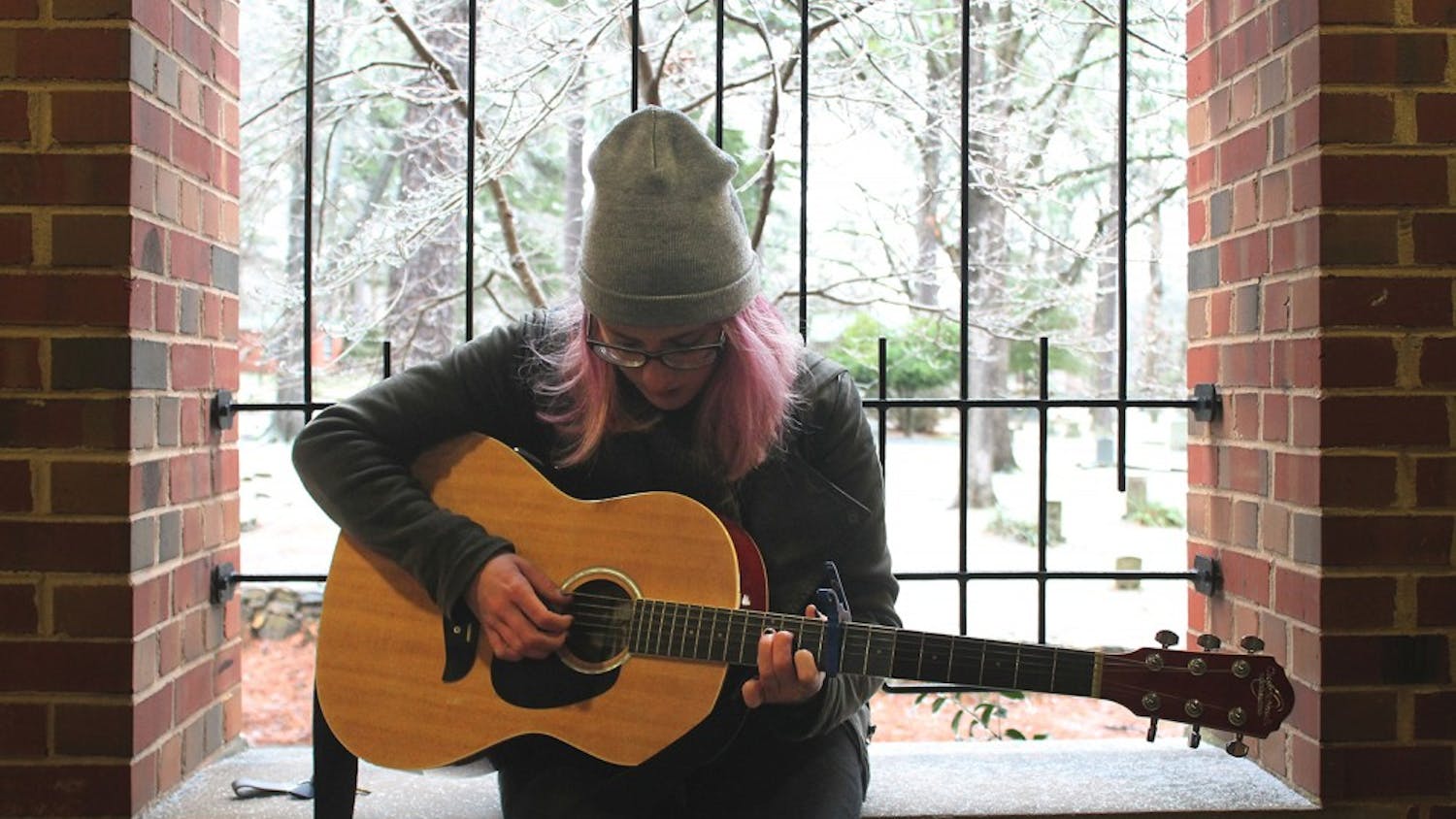 First-year Hayley Sigmon, a self-taught musician, has her own YouTube channel and Soundcloud account to showcase her music.
