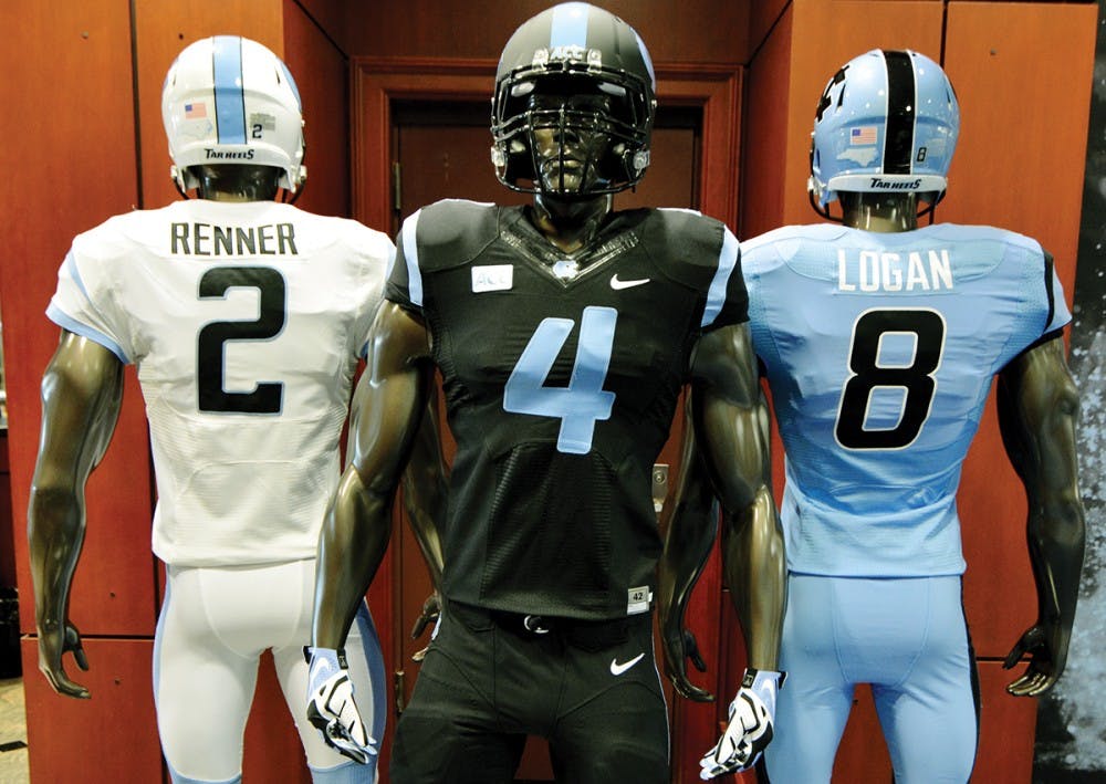 unc football uniforms