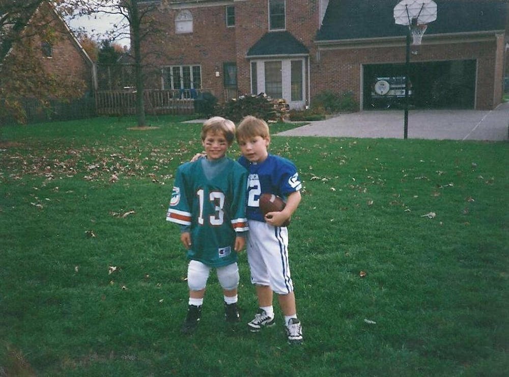 Logan Eberly is the brother of Keaton Eberly. The Super Bowl, and football in general, was a big part of the Eberly brothers' lives growing up.&nbsp;Photo courtesy of Keaton Eberly