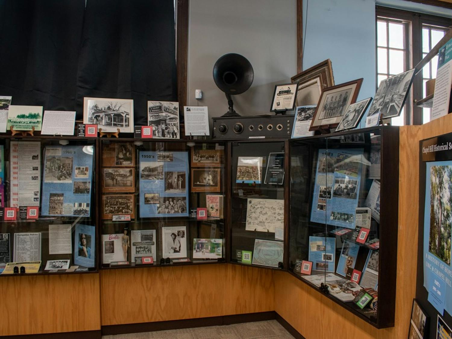 The Chapel Hill Historical Society’s exhibit located in the Orange County Historical Museum in Hillsborough, NC,  is pictured on Wednesday, Feb. 22, 2022.