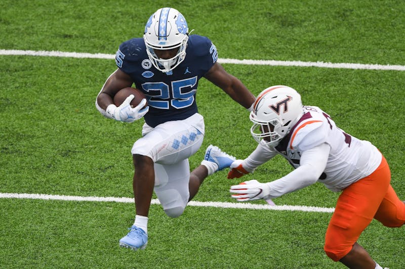 'It's a good day': Behind Carter and Williams, the Tar Heels rush past Virginia Tech