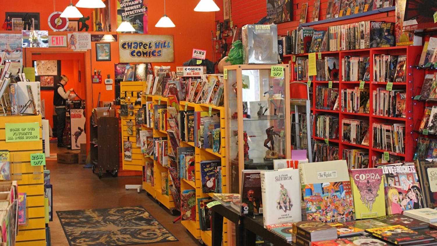 Chapel Hill Comics will be permanently closing its doors at the end of March