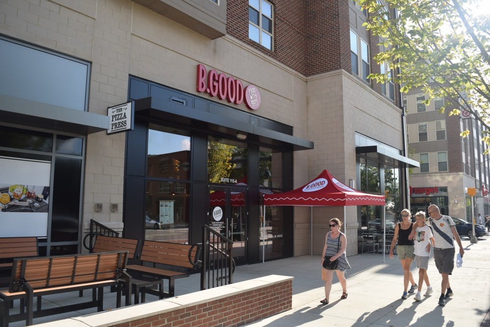 B. Good opened next to Target on Franklin, and serves food from sustainable sources.