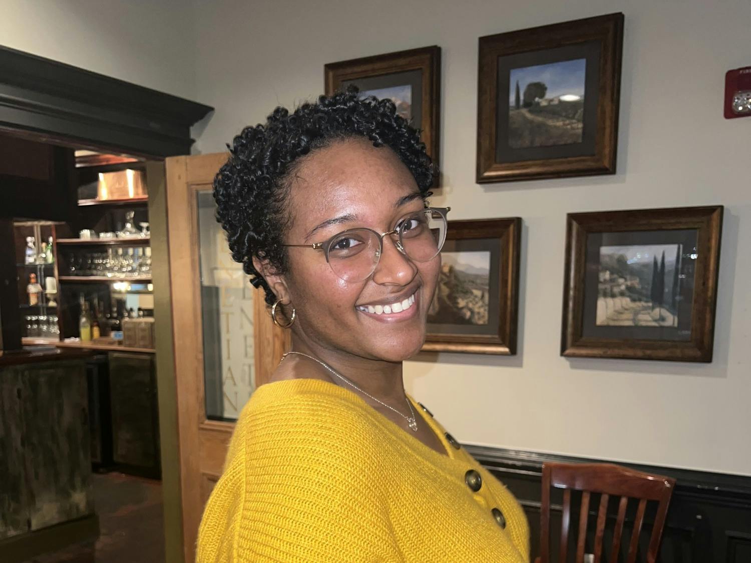 Senior Leticia Tuset has earned an Honorable Mention in the N.C. Writer's Network of the Jacobs/Jones African-American Literary Prize. Photo courtesy of Leticia Tuset.