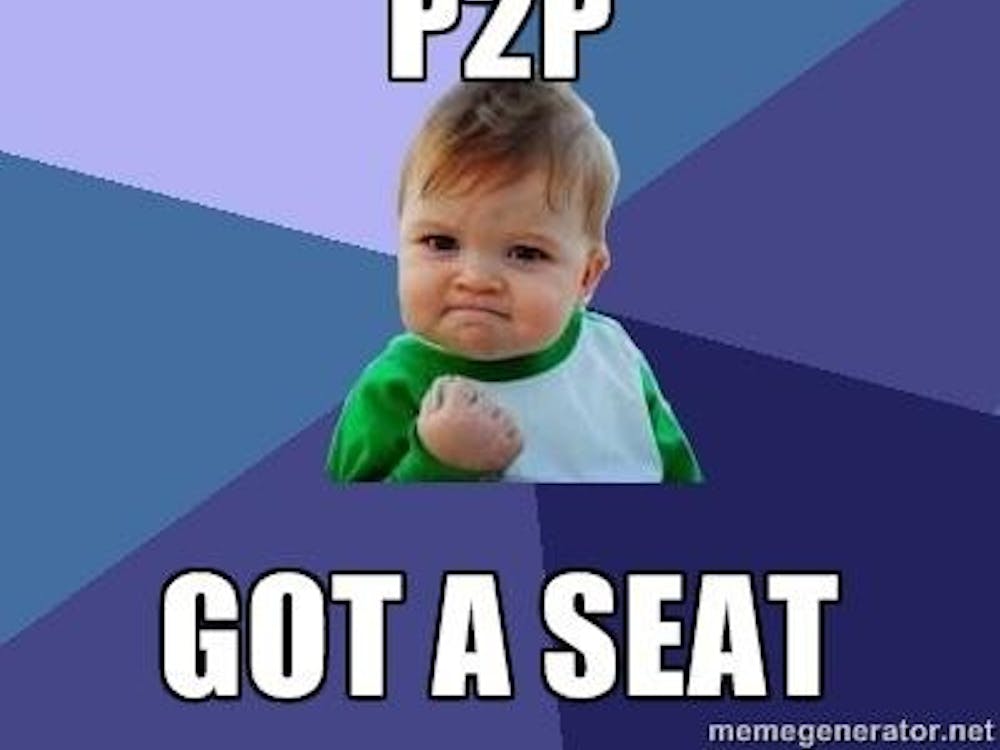	A &#8220;success kid&#8221; meme uploaded by Sarah Miller to the UNC memes page.
