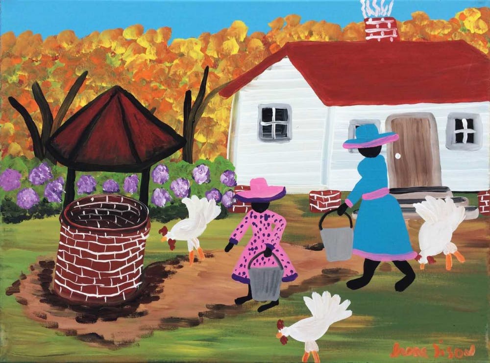 Irene Tison tells Gullah stories through her colorful paintings