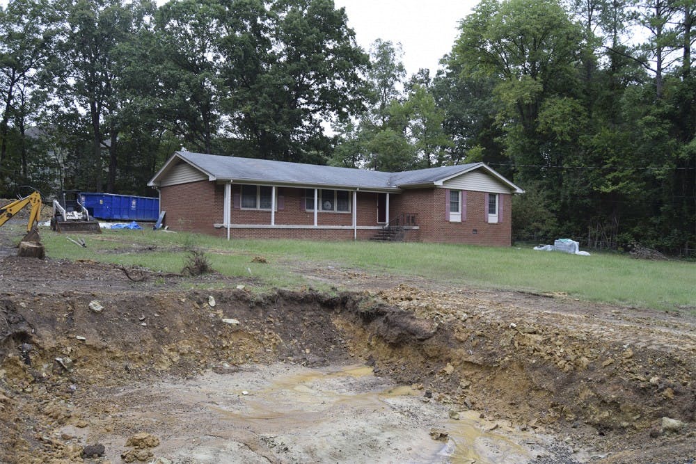 Chapel Hill is getting its first mosque on Stateside Dr. off of MLK. It is located in a neighborhood and this is the site during construction.