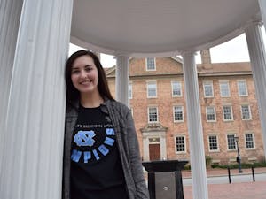 Addie Wise, a first-year advertising and public relations major, toured UNC before deciding to go here; the tour influenced the path of her college future. "The campus was so pretty and it felt like home.", Addie Wise says on Sunday, Feb. 3, 2019.&nbsp;