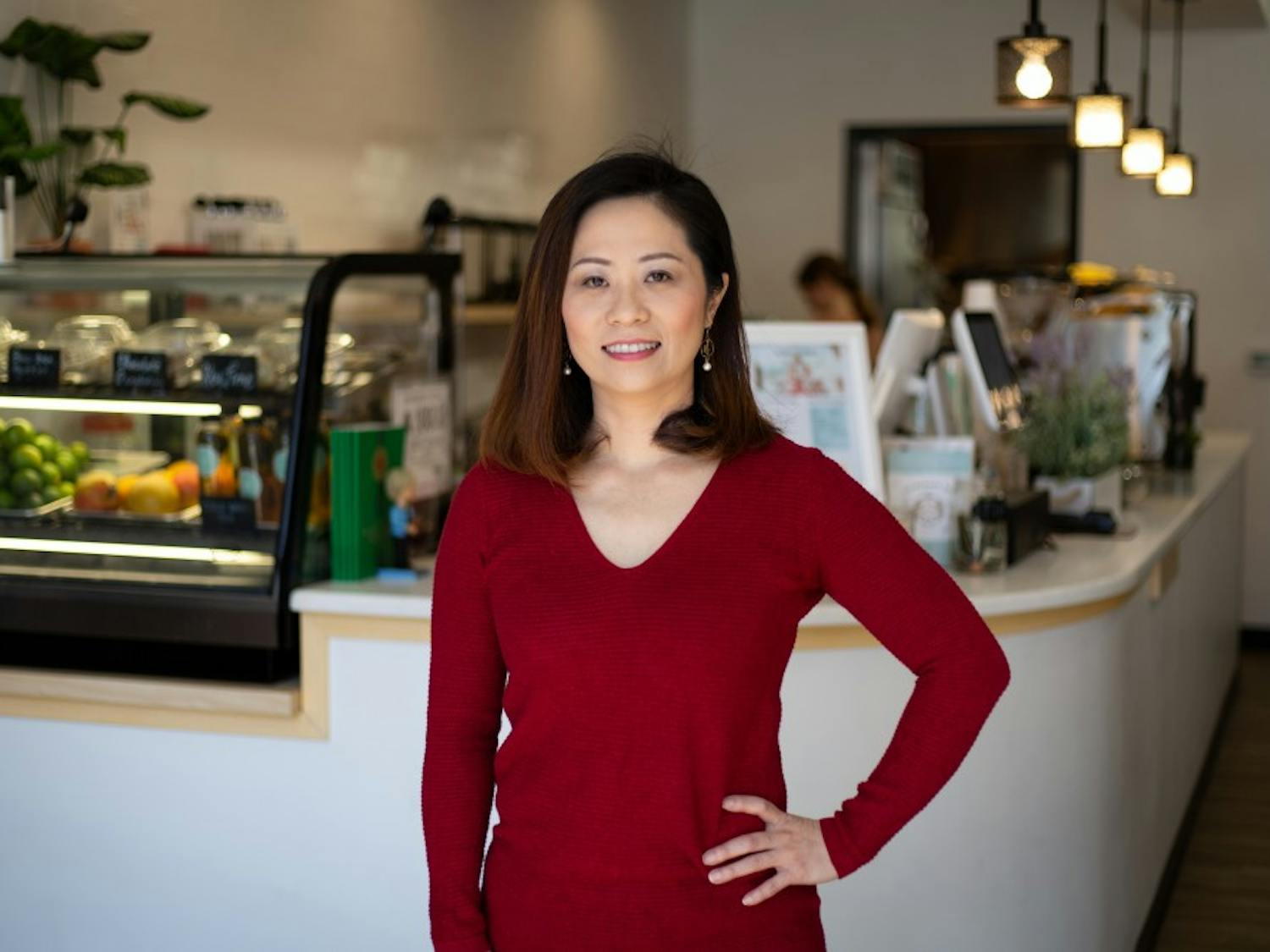 Julia Chiu (Ya Huei) is co-owner of Cha House, a tea house on Franklin Street that she opened with her sister in April of 2018.