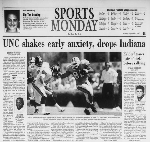 Looking back at the last time UNC Football started 4-0