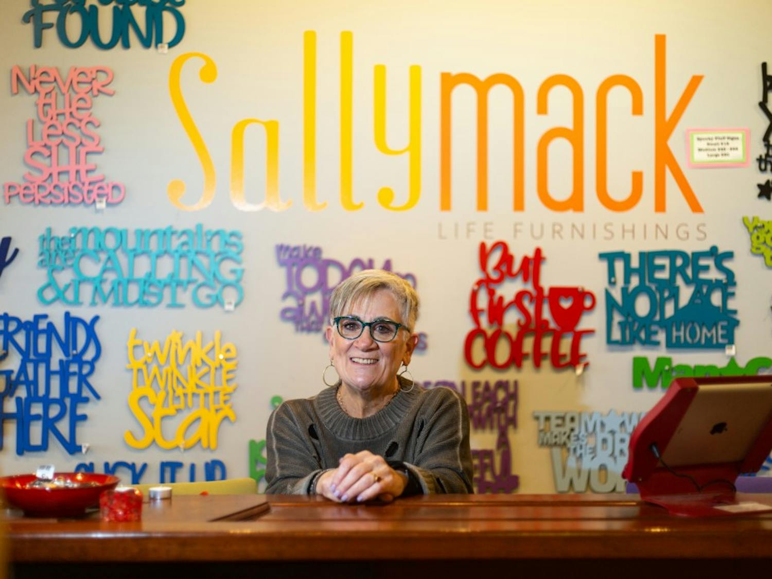 Sally Stollmack is the owner of SallyMack, a lifestyle boutique in Chapel Hill's Midtown Market that has been open since 2014.