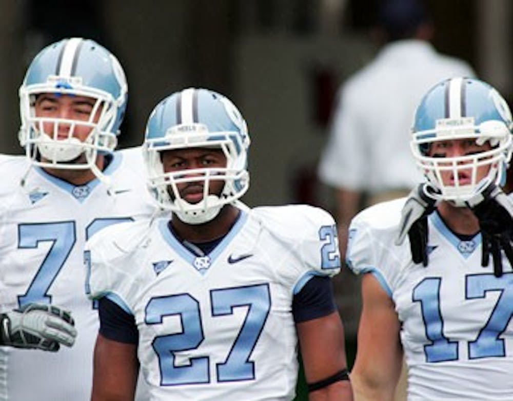Many UNC players come from eastern N.C., adding to the ECU rivalry. DTH File/Andrew Dye