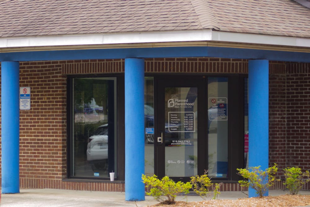 <p>Chapel Hill's Planned Parenthood location is one of the reproductive health clinics across the state that could be affected by Senate Bill 20. Photographed on May 18, 2023.</p>