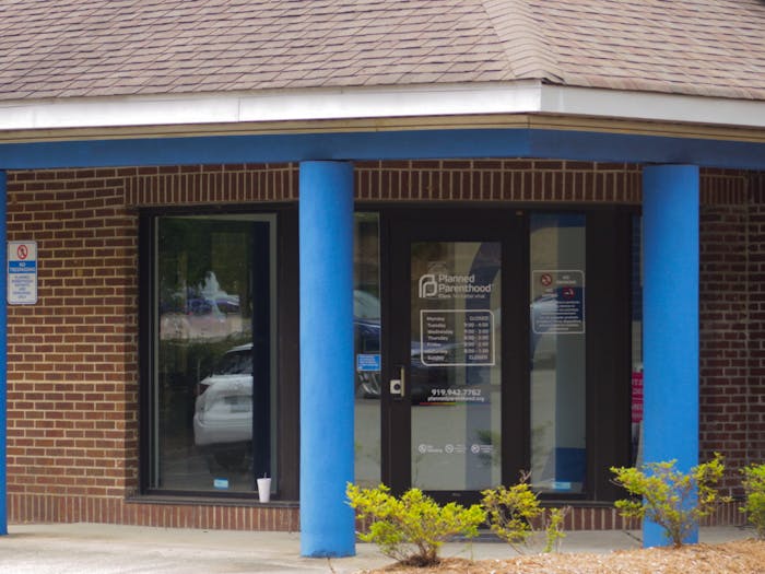 Chapel Hill's Planned Parenthood location is one of the reproductive health clinics across the state that could be affected by Senate Bill 20. Photographed on May 18, 2023.