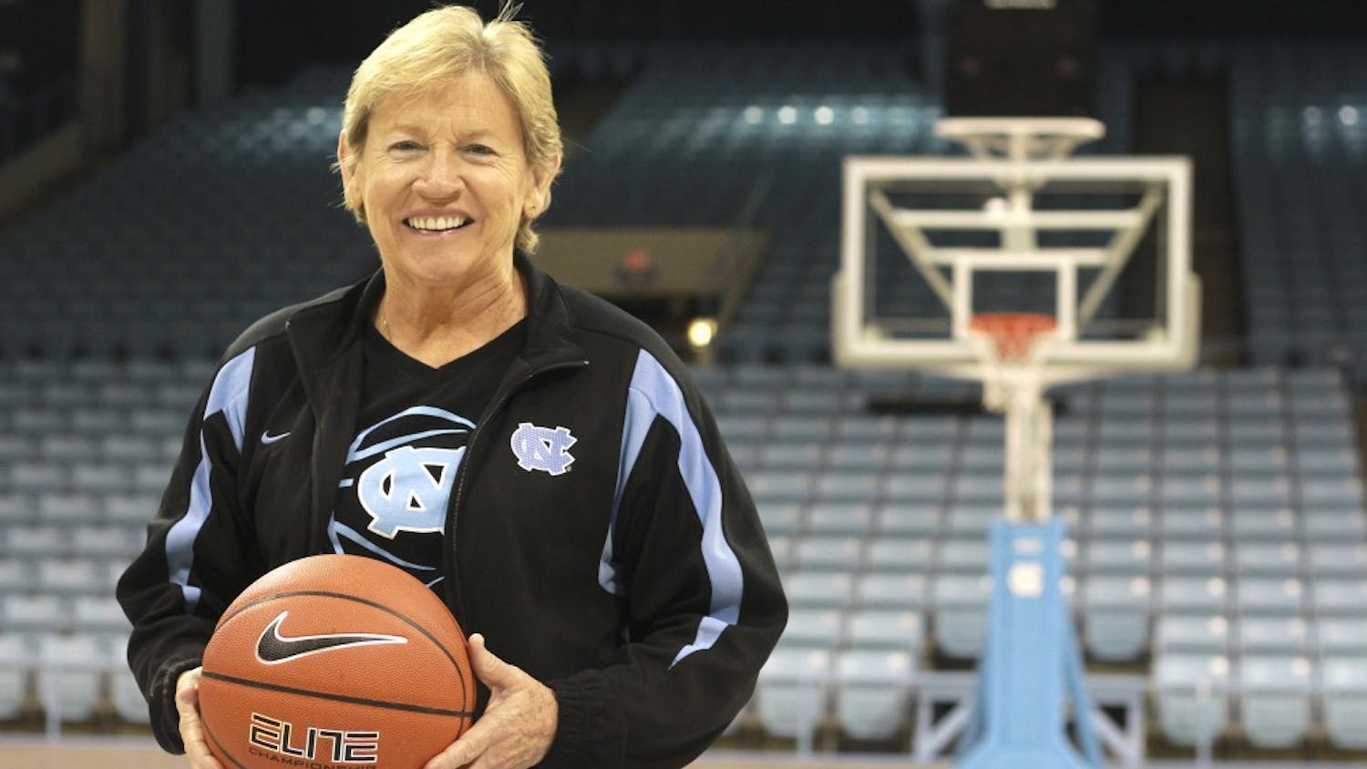 Sylvia Hatchell after practice.