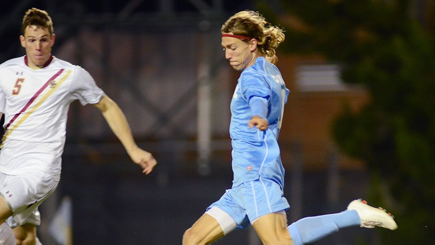 	Junior transfer Andy Craven netted the first goal of the game for the Tar Heels in the 20th minute Thursday night at Fetzer Field.