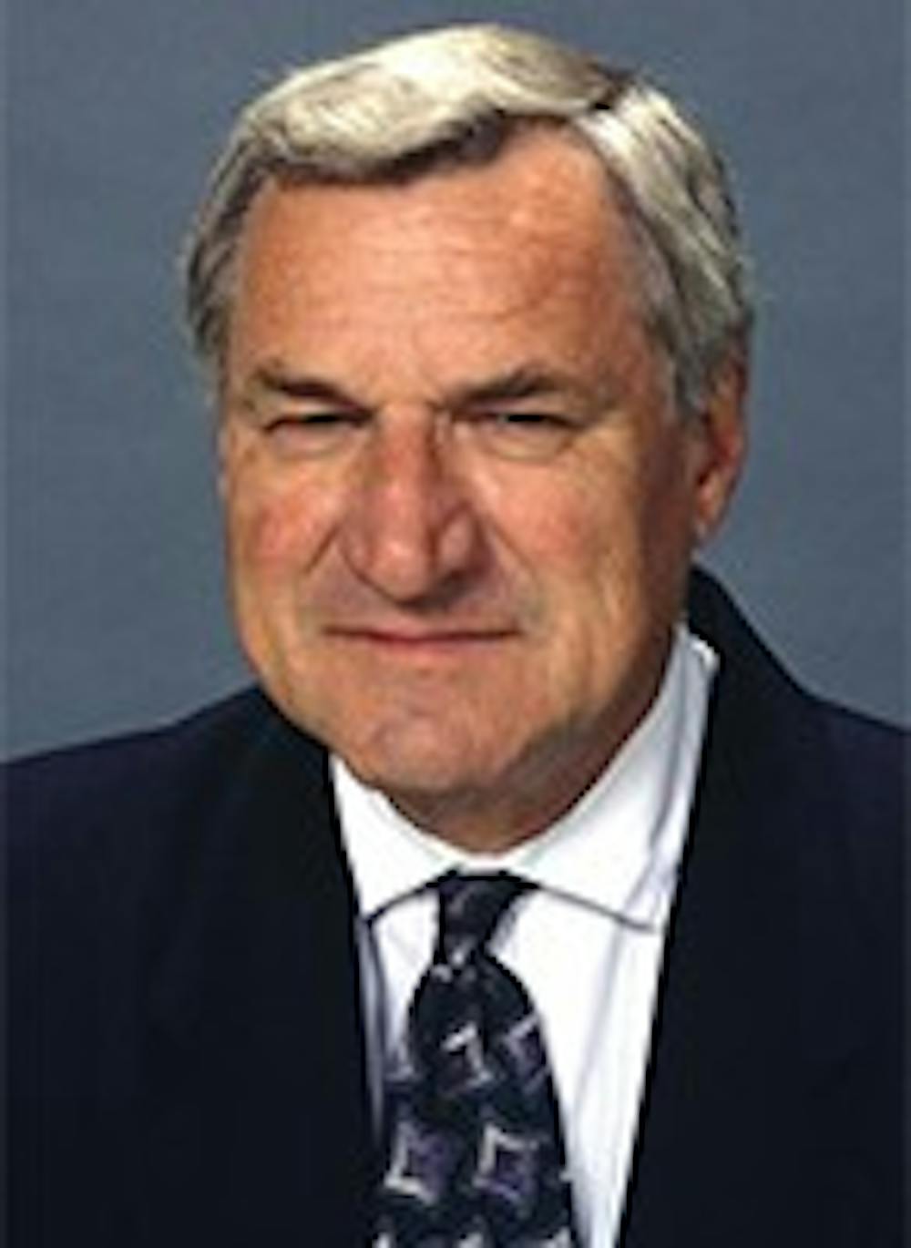 	<p>Dean Smith coached at <span class="caps">UNC</span> for 36 years and earned 879 wins. He is receiving the Medal of Freedom today.</p>