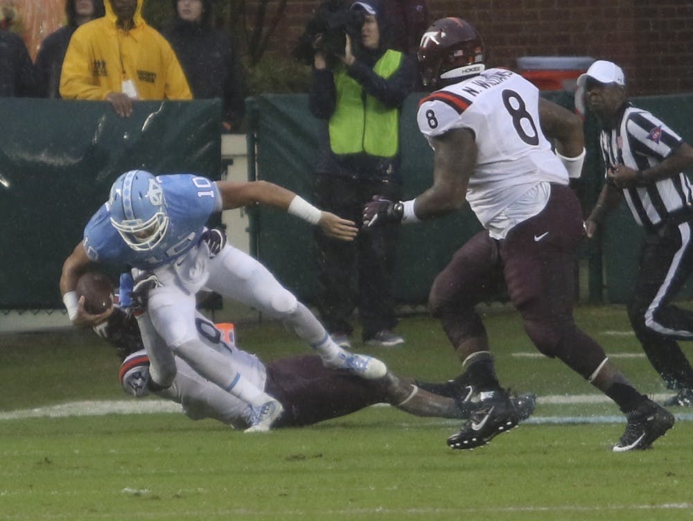 UNC fell to Virgina Tech 34-3 on Saturday.