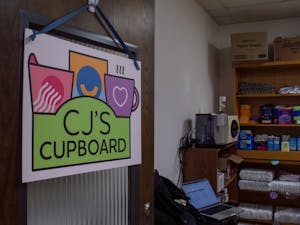 CJ's cupboard, located in McGaveran-Greenberg Hall, is pictured on Sept. 23, 2022.