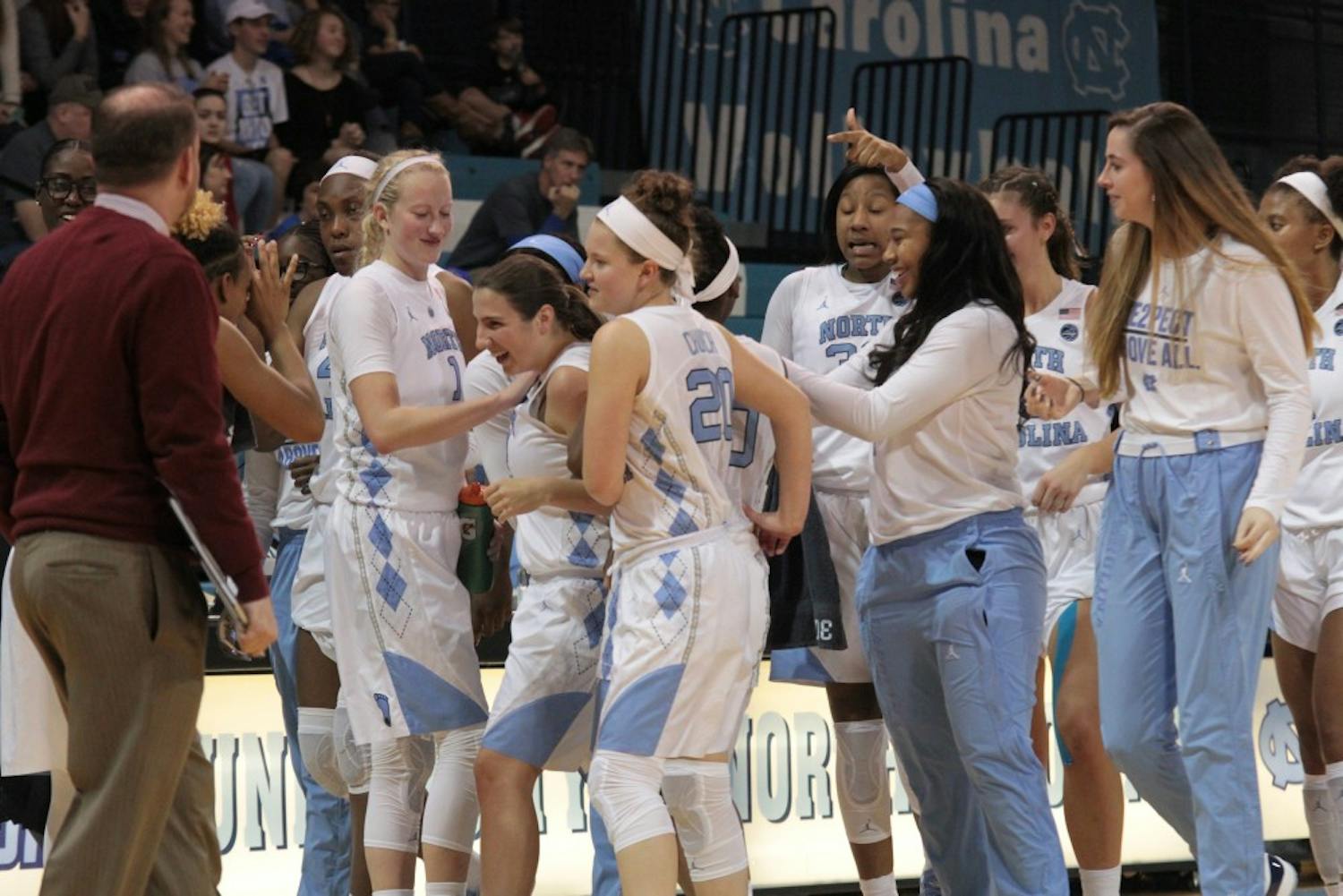 women's basketball celly 12/04