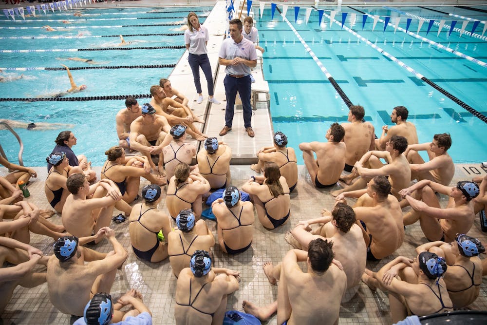 UNC swimming and diving finishes second in fourteam invitational The