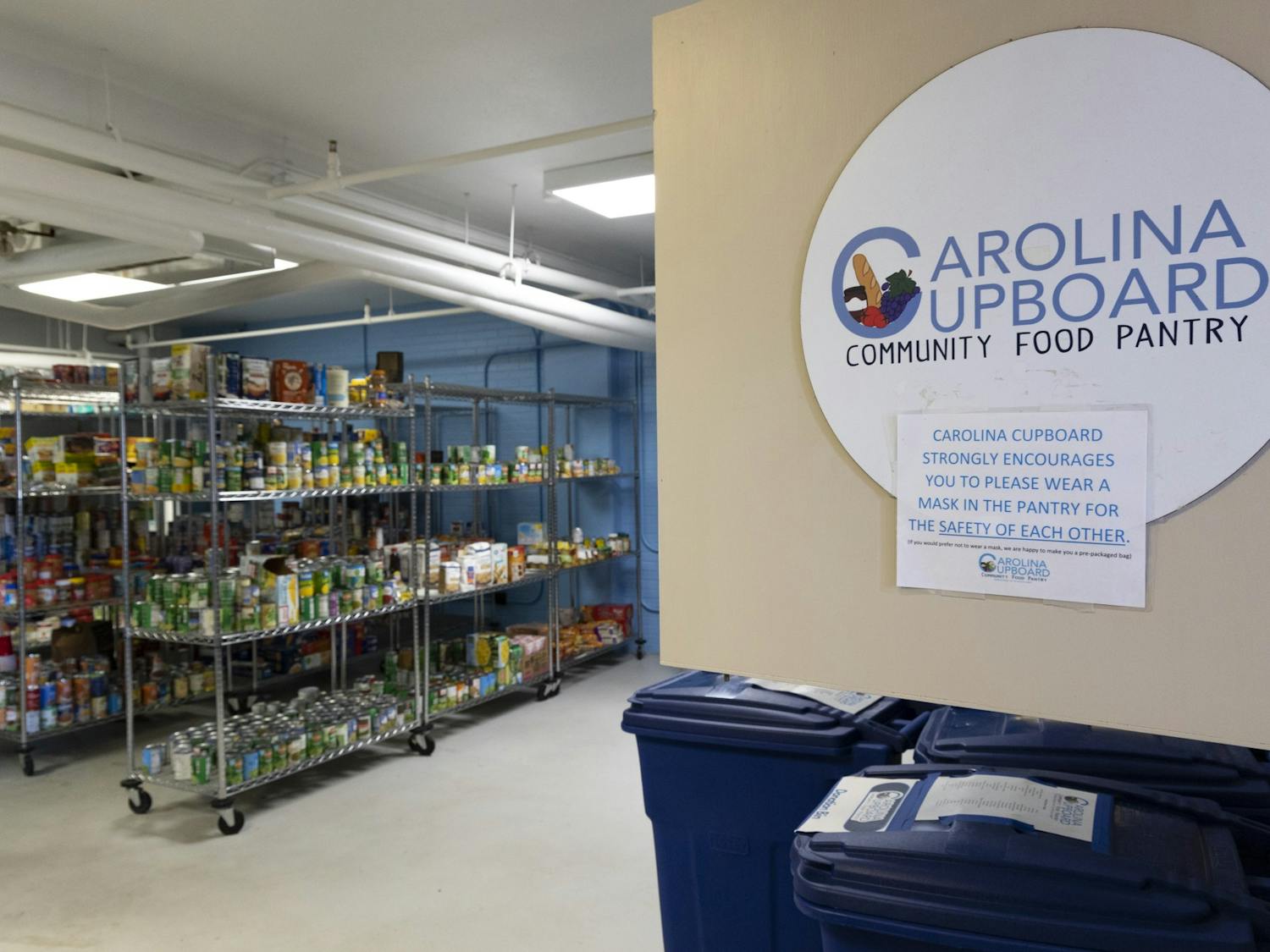 Carolina Cupboard, pictured here, is located in Avery Residence Hall in Chapel Hill on Thursday, Jan 26. 2023. Carolina Cupboard provides free food for UNC students who are experiencing food insecurity.