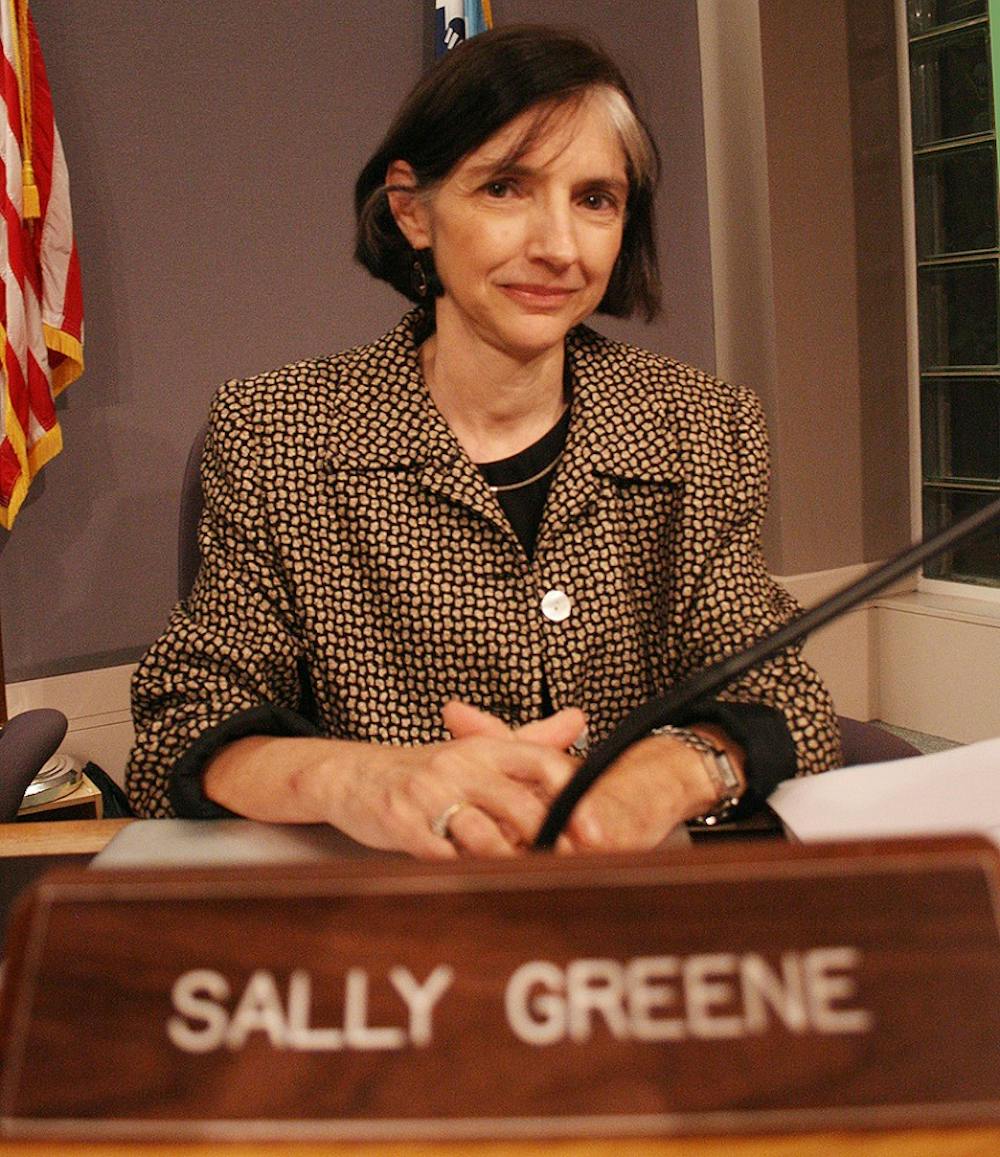 Leaving a legacy behind, it was Sally Greene's last Town Council meeting Monday night. 