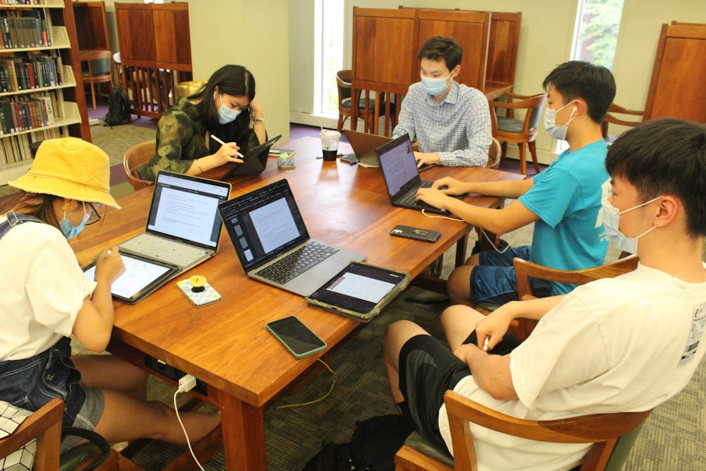 Students study at the Undergraduate Library on Sept. 1.