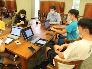 Students study at the Undergraduate Library on Sept. 1.