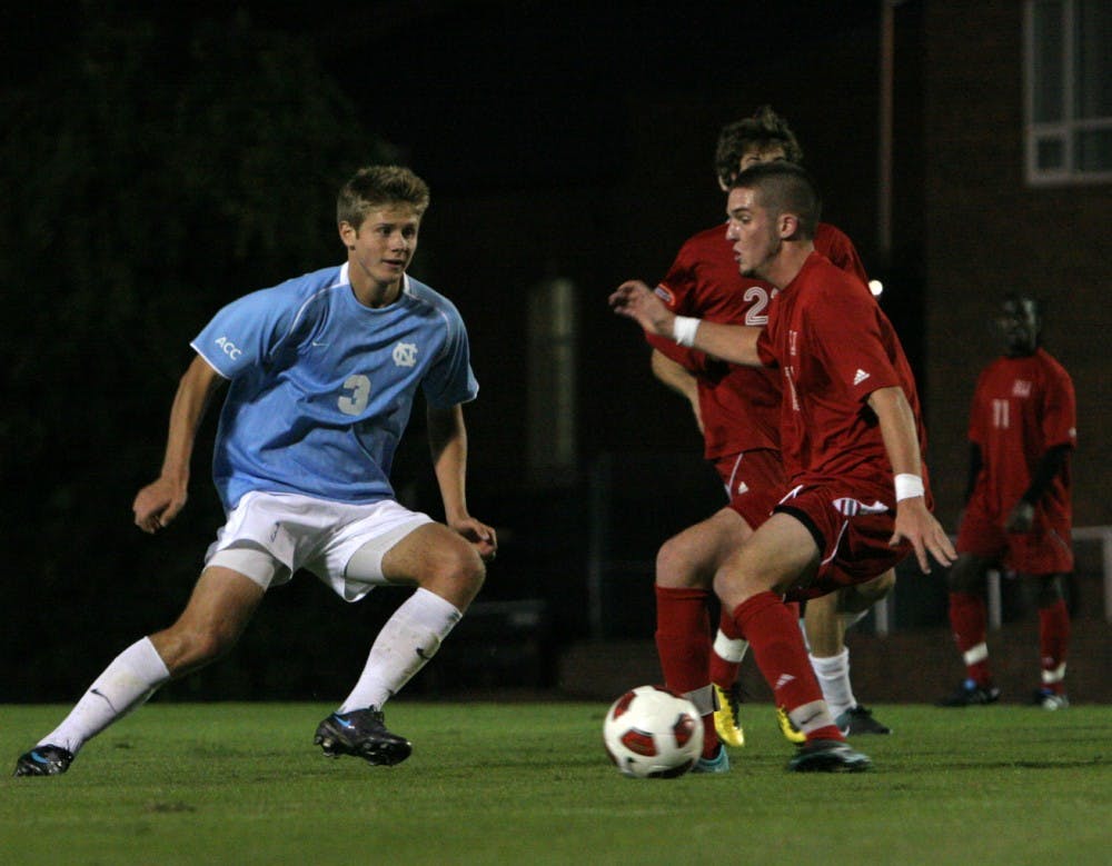 Junior midfielder Kirk Urso registered his third goal of the season against Radford on Tuesday night. Urso’s 27-yard strike in the 63rd minute gave UNC a 3-1 lead in the second half.  The Tar Heels scored more goals Tuesday than they have in any other game in the 2010 season.