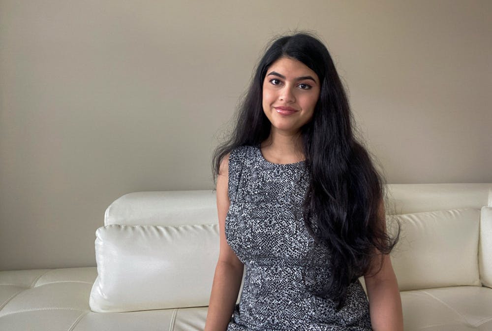 Ananya Mallik, a sophomore at UNC, recently finished writing her new book, Endless. Mallik poses for a virtual portrait from her home in Atlanta, GA on Thursday, Apr. 8, 2021.