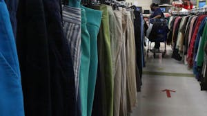 A customer shops at a Goodwill thrift store in Greensboro, N.C. on Thursday, Nov. 5, 2020