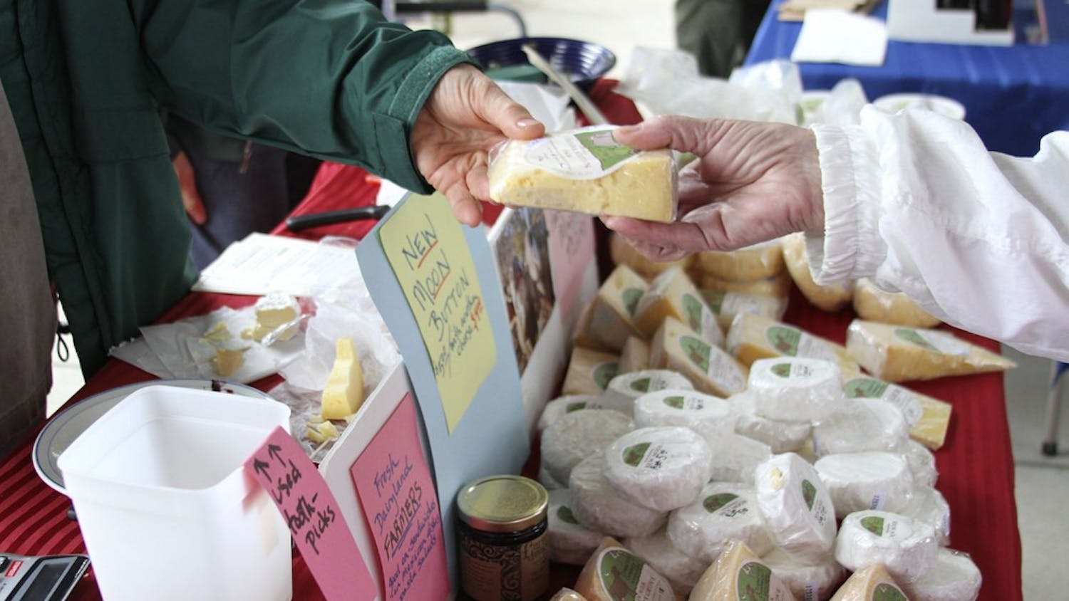 Chapel Hill Creamery has been at the Carrboro Farmer's Market for 12 years. 