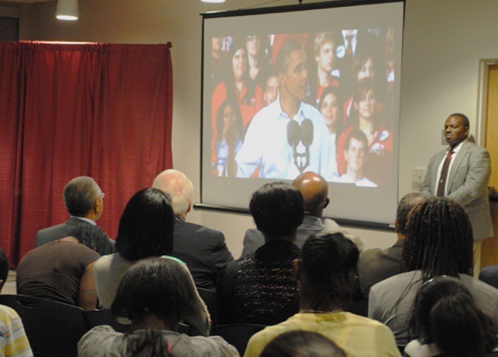 North Carolina Central University in Durham hosted a Democratic rally on Tuesday to encourage young voters to participate in the midterm elections coming up this November. President Barack Obama’s speech in Madison, Wis., was broadcasted live at the event.