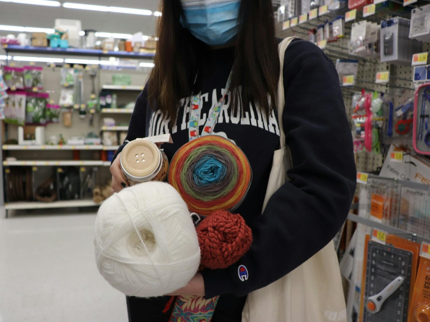 Embroidery, crocheting, poetry, graphic design, and even TikTok are just a few of the various projects UNC students have taken up during the pandemic.
