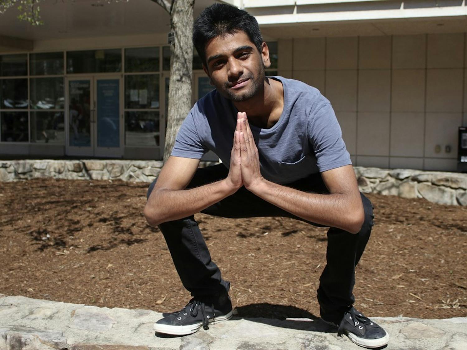 Vivek Menon is a UNC-Chapel Hill student and rapper who will be dropping an album soon.