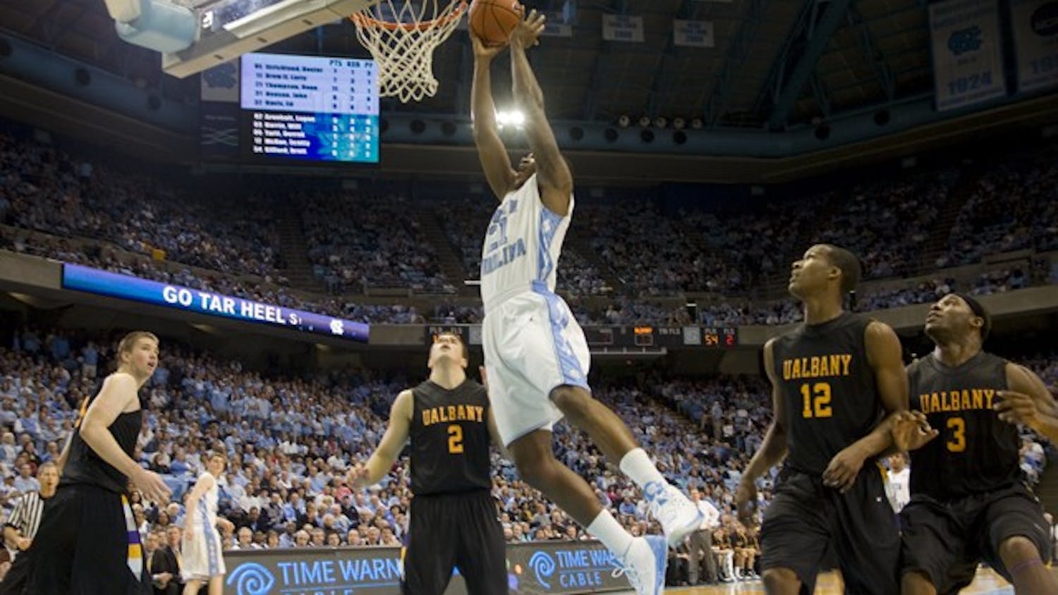 ... on Wednesday, Dec 30, 2009 in the Dean E. Smith Center in Chapel Hill, N.C.