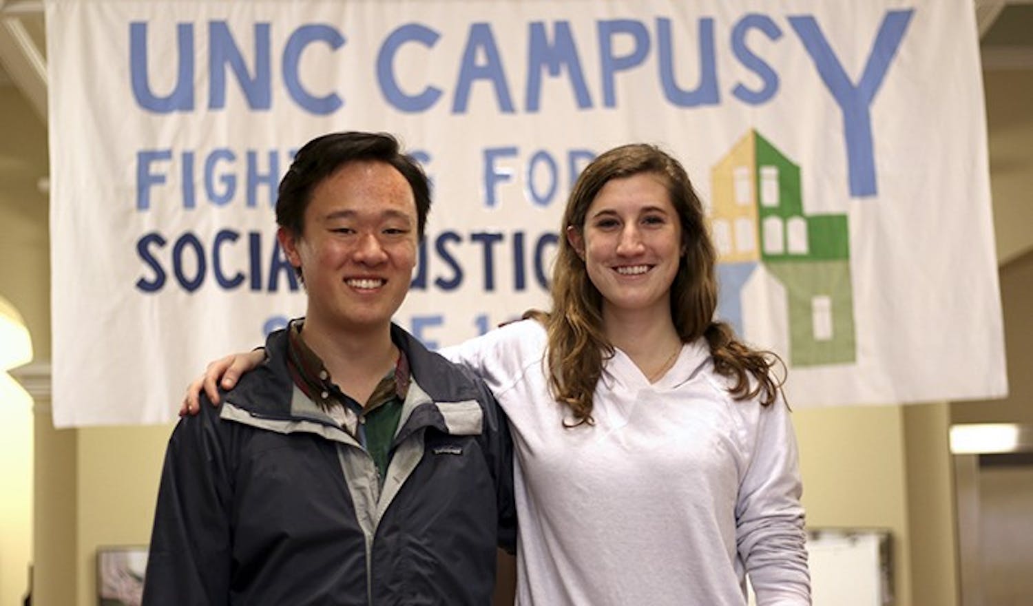 Eric Lee and Ali Alford are co-chairs of Build the Hill, a micro-finance group based in the Campus Y.
