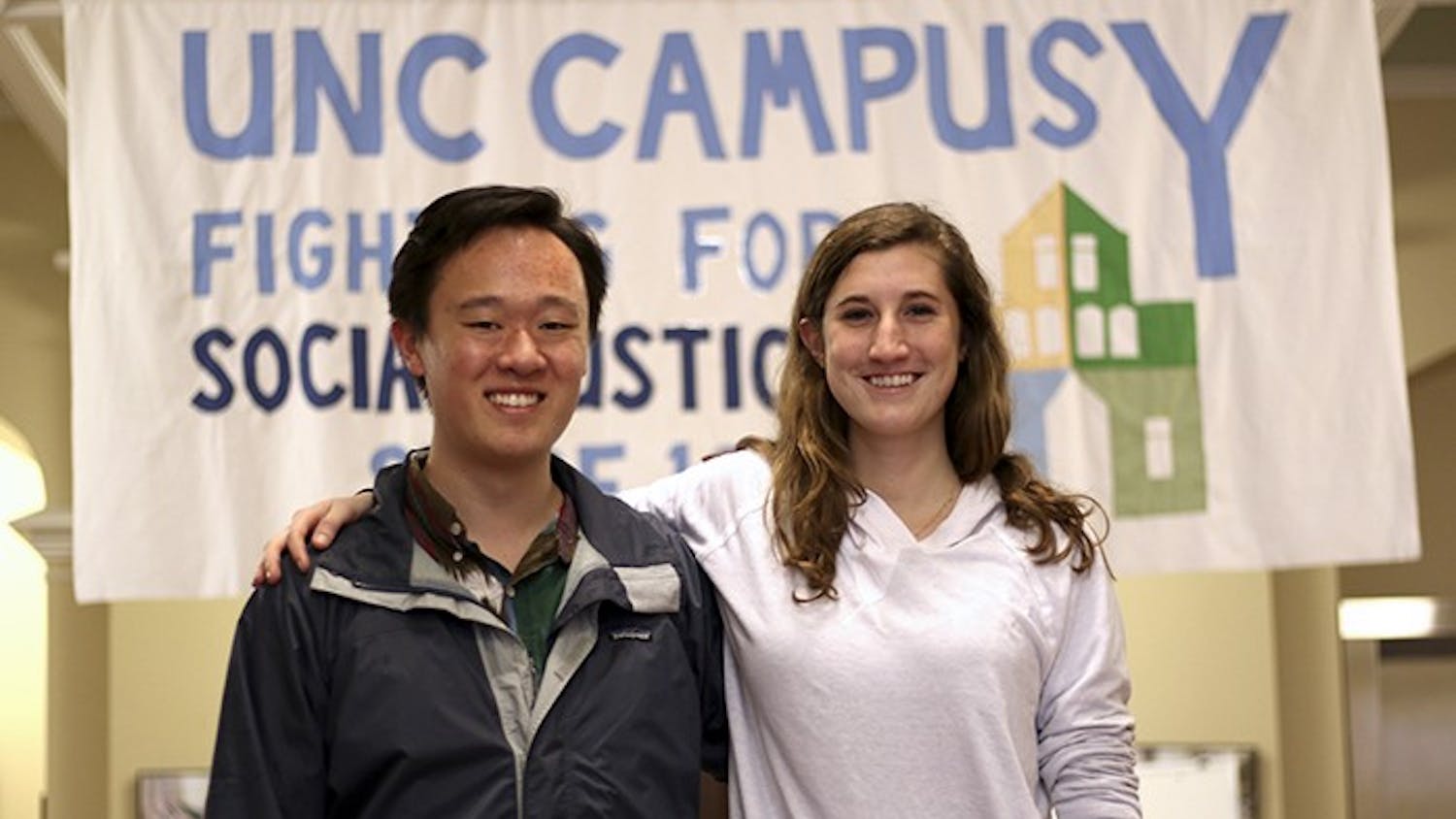 Eric Lee and Ali Alford are co-chairs of Build the Hill, a micro-finance group based in the Campus Y.
