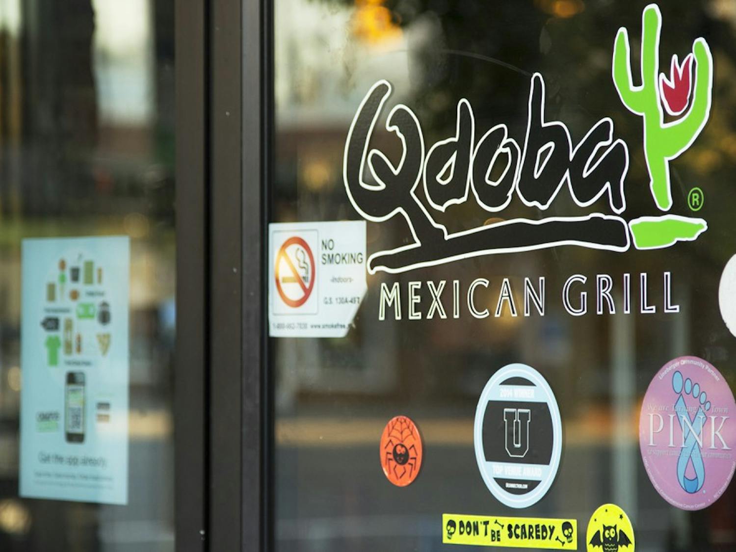 Qdoba on the corner of South Rd. and East Franklin St. sits empty as of Friday night. 