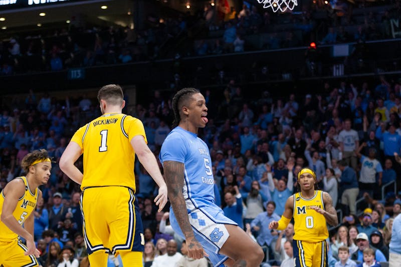 Armando Bacot's 26 points carry UNC to win over Michigan in the Jumpman