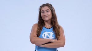 UNC redshirt first-year Marisol Nugent is the first women's wrestler on a D1 roster. Photo courtesy of UNC Athletic Communications/Jeffrey A. Camarati. 