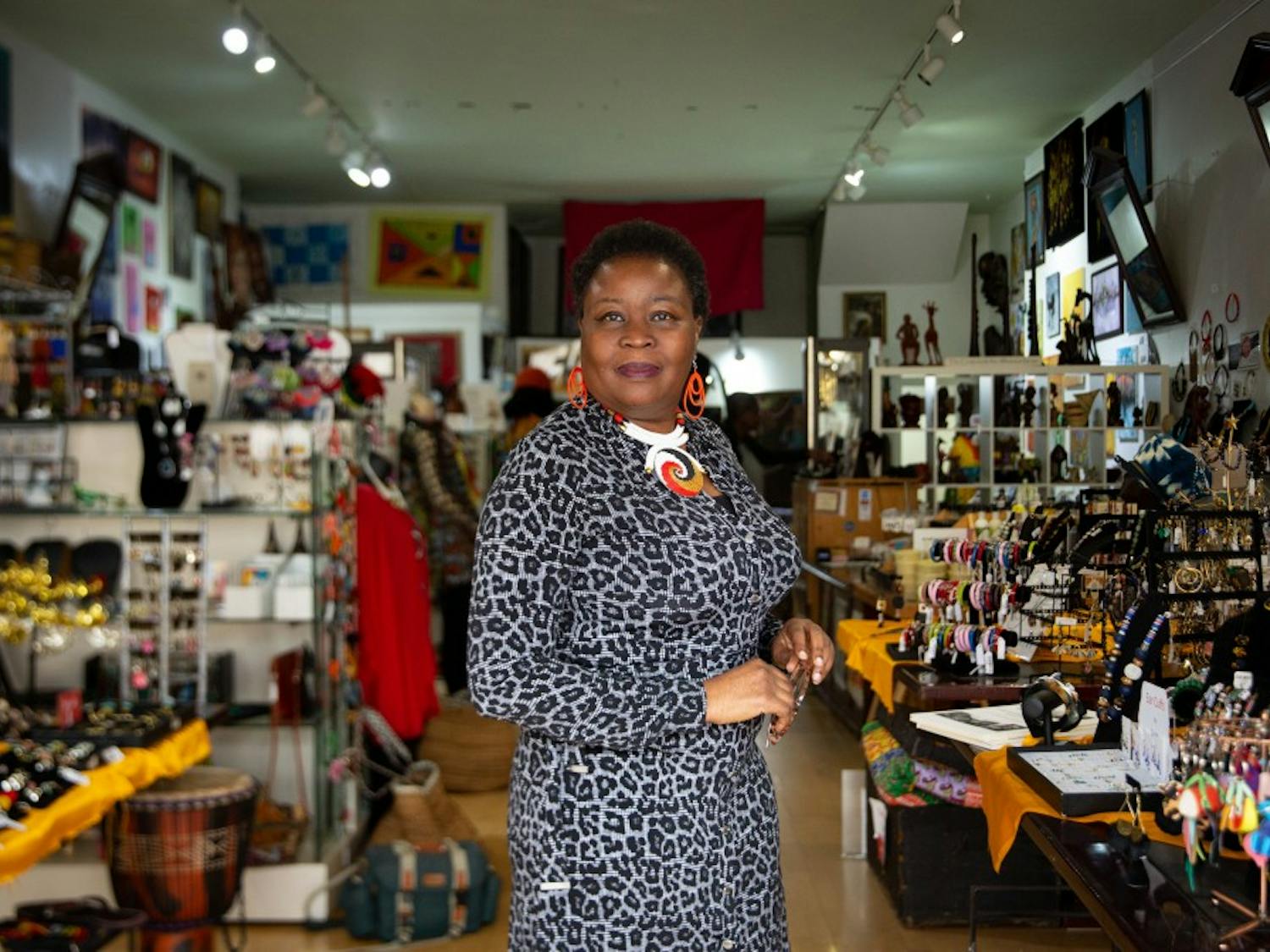 Lola Olufolabi is co-owner of Exotique, a boutique and art gallery in downtown Durham that's been in operation since 2006.