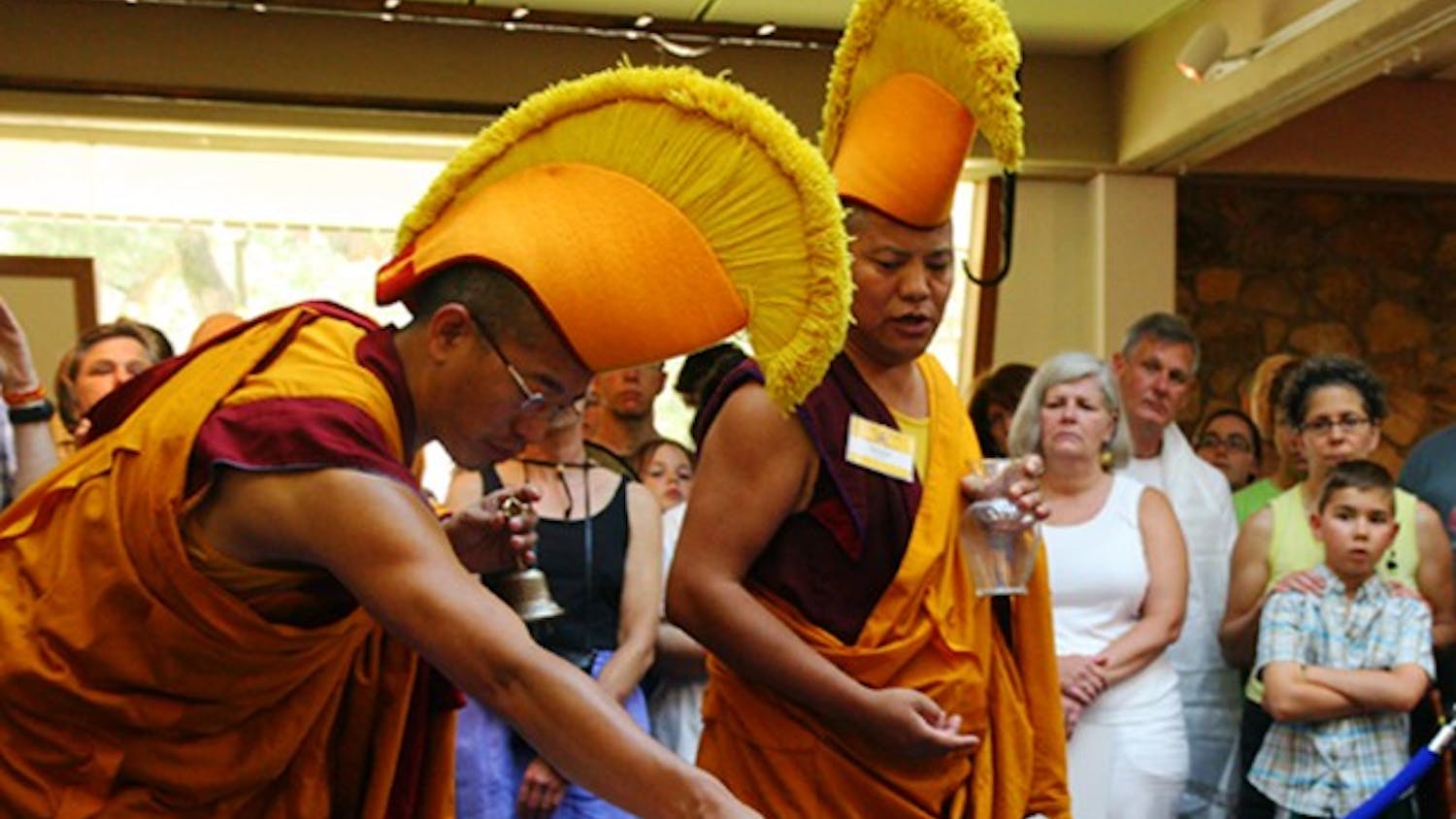 Photo: Tibetan monks spread culture, message through Sacred Arts Tour (Paula Seligson)